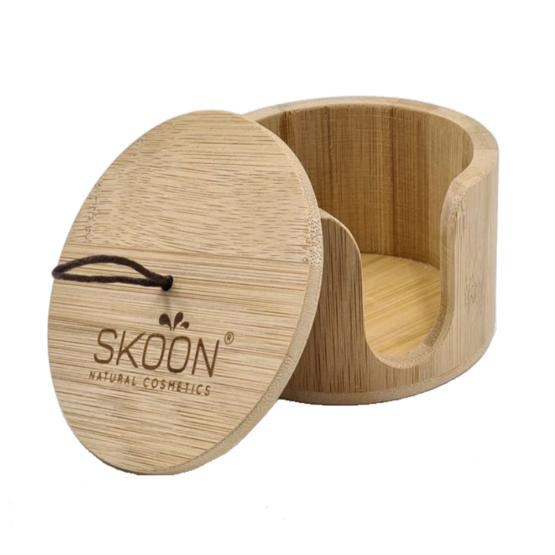 Skoon Reusable Cleansing Pads Bamboo Holder